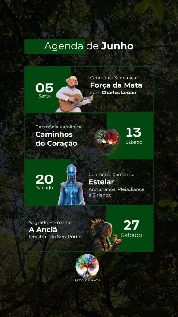 Agenda de Junho - Rezo da Mata